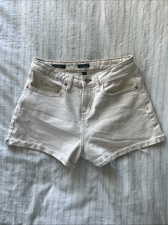 wild fable Pants - White Wild fable White High-Rise Denim wide leg Shorts